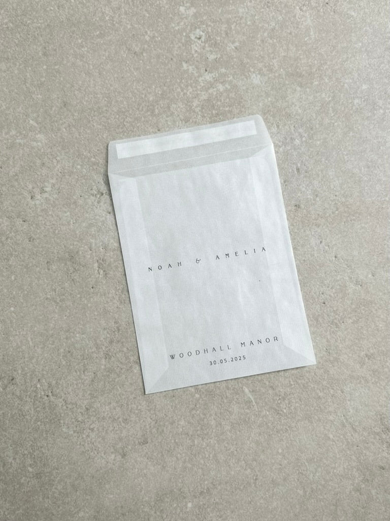 Personalized Wedding Tissue Packets for Guests | Happy Tears Favors, Custom Wedding Tissues for Happy Tears