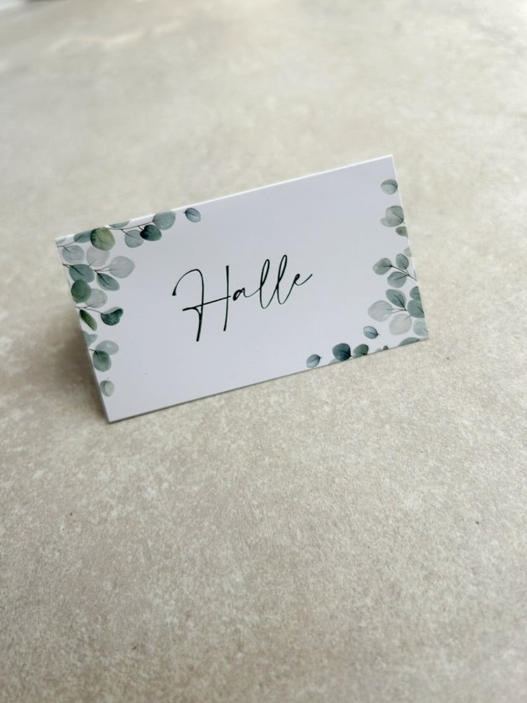 Wedding Place Cards | Personalised Name Place Cards for Wedding Tables | Elegant Wedding Table Settings