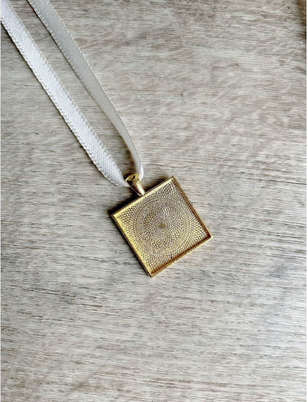 Square Wedding Bouquet Memory Photo Charm | Wedding Bouquet Memorial Charm | Button Hole | Bride