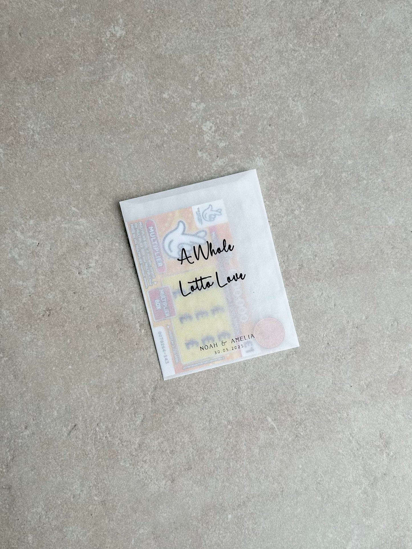 Any Design Personalised Wedding | Wedding Scratch Card Favour Packs | For Richer For Poorer | Tied the Knot | We Hope Your Get Lucky