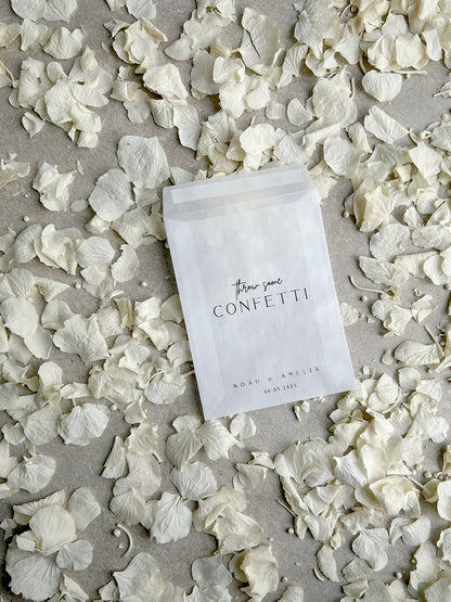 Personalised Biodegradable Wedding Confetti Packs