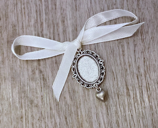 Wedding Bouquet Memory Photo Charm | Wedding Bouquet Memorial Charm | Resin Cover