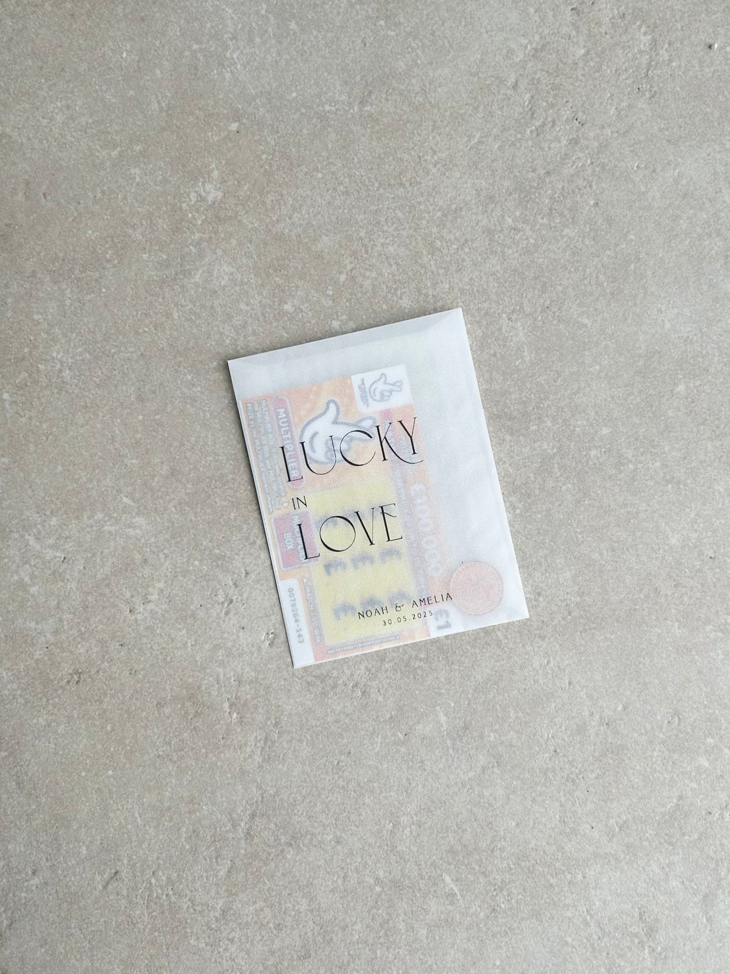 Any Design Personalised Wedding | Wedding Scratch Card Favour Packs | For Richer For Poorer | Tied the Knot | We Hope Your Get Lucky