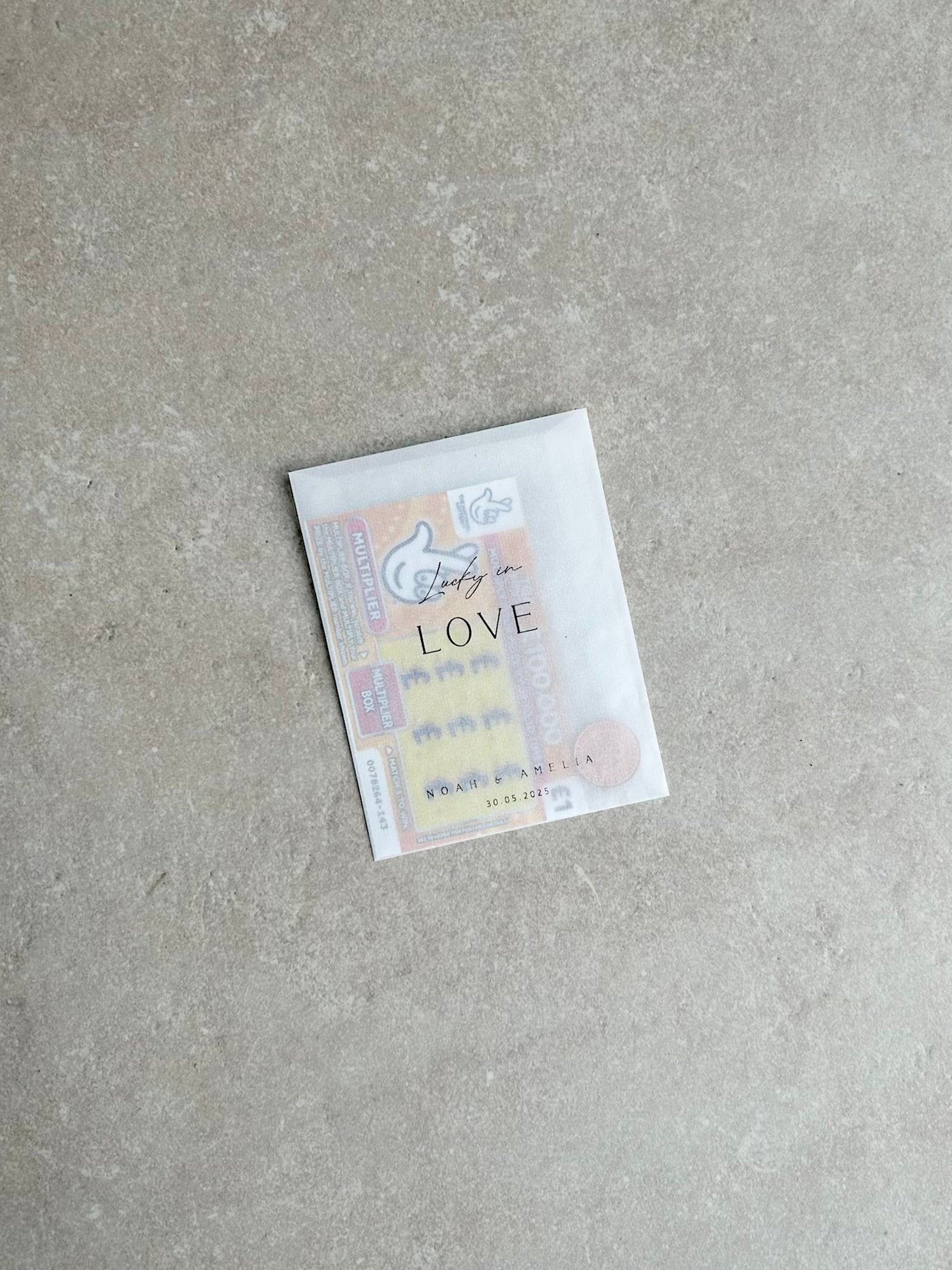 Any Design Personalised Wedding | Wedding Scratch Card Favour Packs | For Richer For Poorer | Tied the Knot | We Hope Your Get Lucky