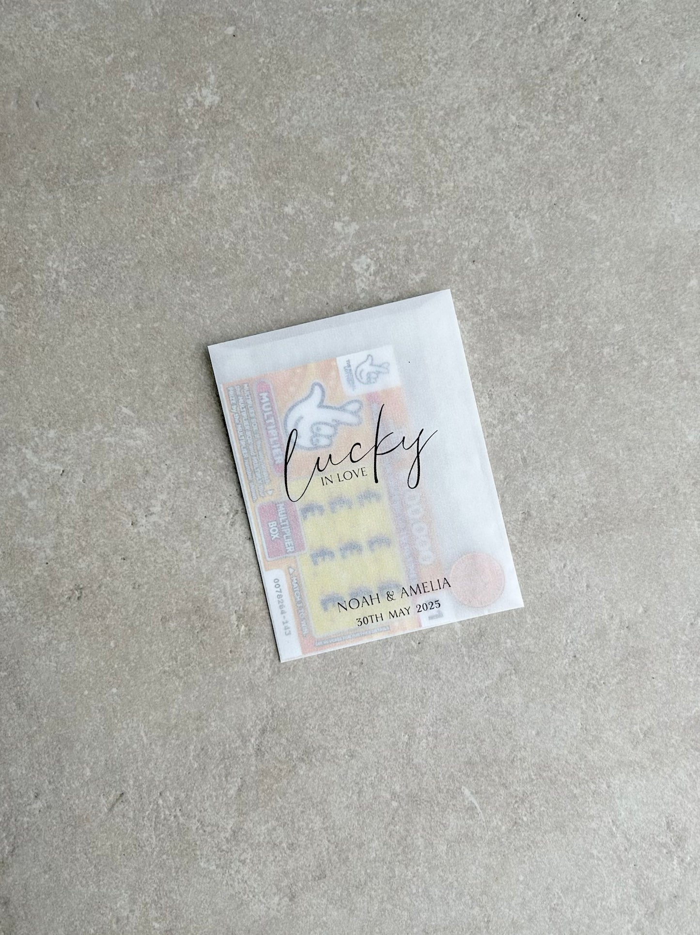 Any Design Personalised Wedding | Wedding Scratch Card Favour Packs | For Richer For Poorer | Tied the Knot | We Hope Your Get Lucky