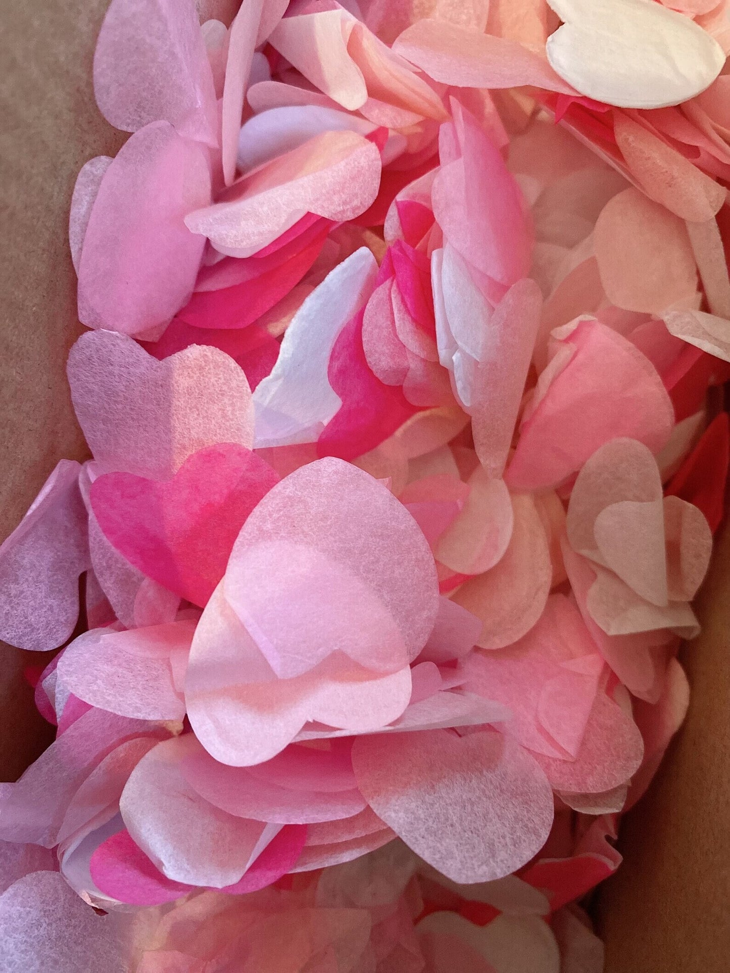 Any Design Personalised Biodegradable Wedding Confetti Bags Happy Tears Confetti Packs | Throw Some Love | Tissue Packets